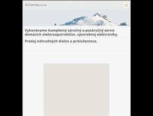 Tablet Screenshot of djservis.net
